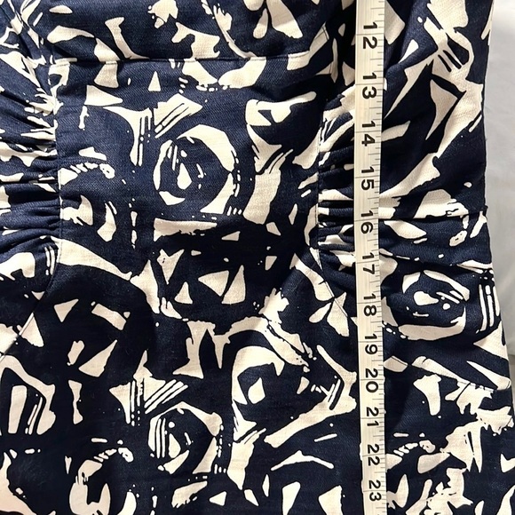 💙ADRIANNA PAPELL, Gorgeous Split Neck Watercolor Floral Sheath Dress, Like New - Picture 12 of 16